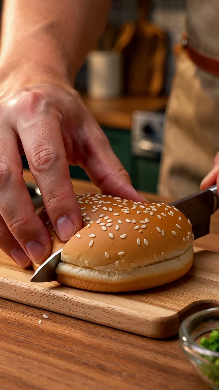 Sự ra đời của bánh cheeseburger mini