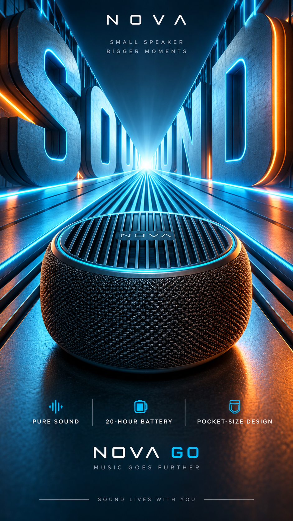 Mẫu hình ảnh chủ đạo thương mại phối cảnh một điểm dẫn dắt bởi hình học sản phẩm