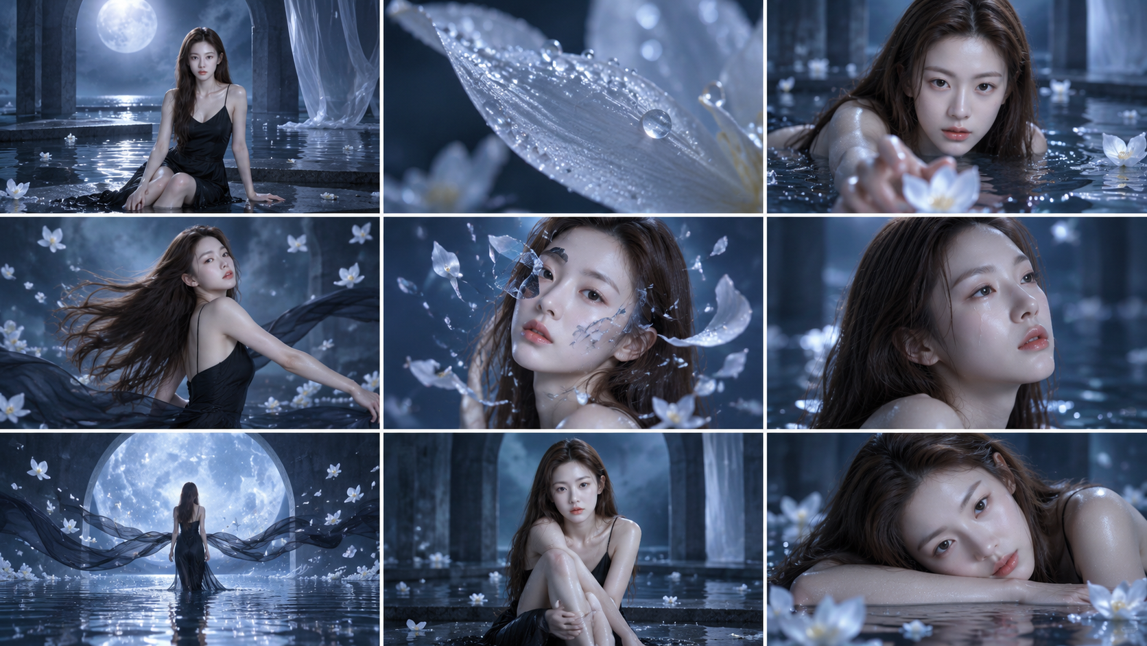 多参考音乐视频九格分镜生成器 — AI image creation