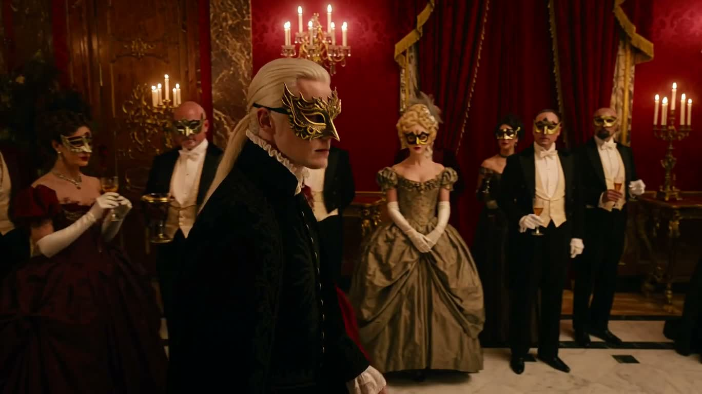 Le bretteur aux cheveux blancs au bal masqué