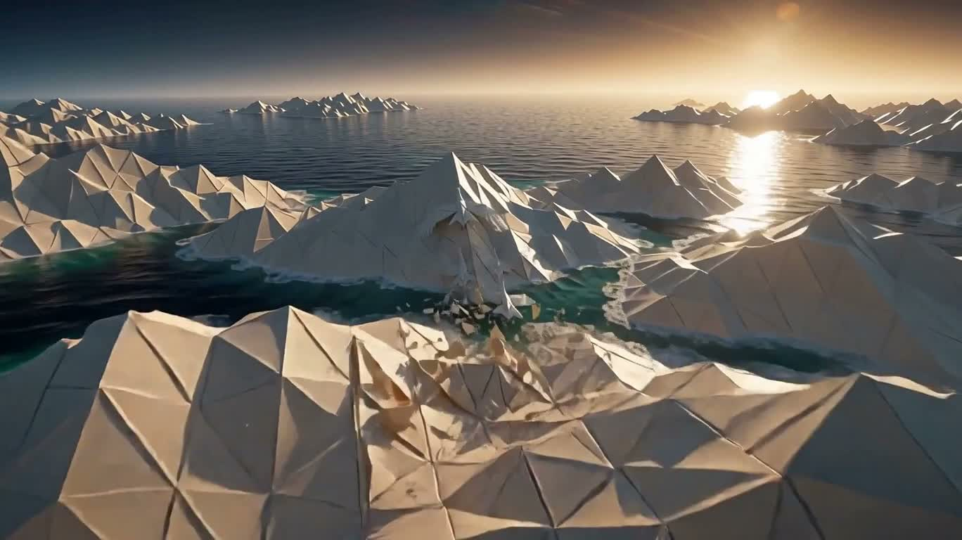 Origami Cosmos: A Galaxy Transformed