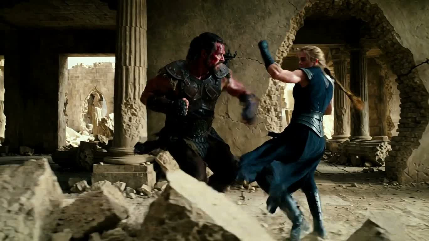 Two-Player Ultimate Showdown in Ruined Battlefield