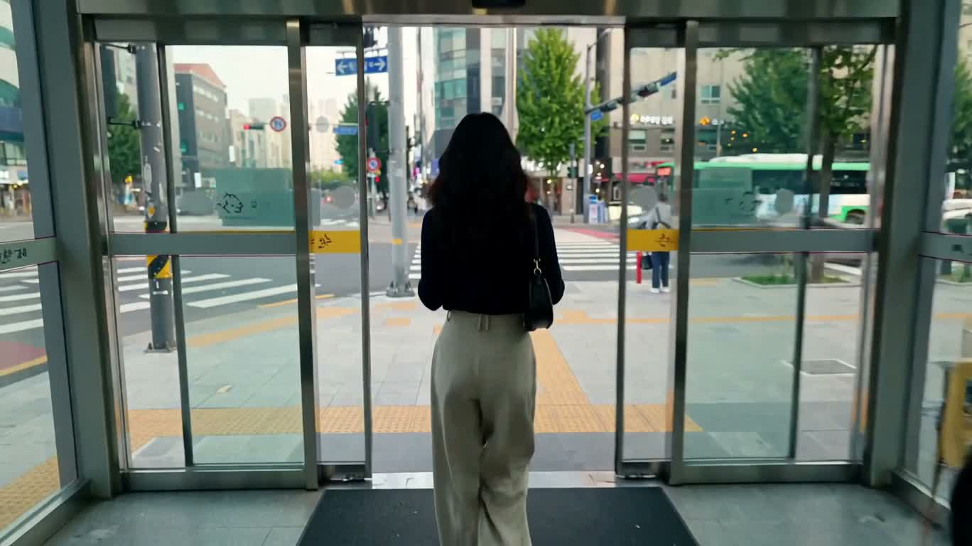 首尔傍晚散步