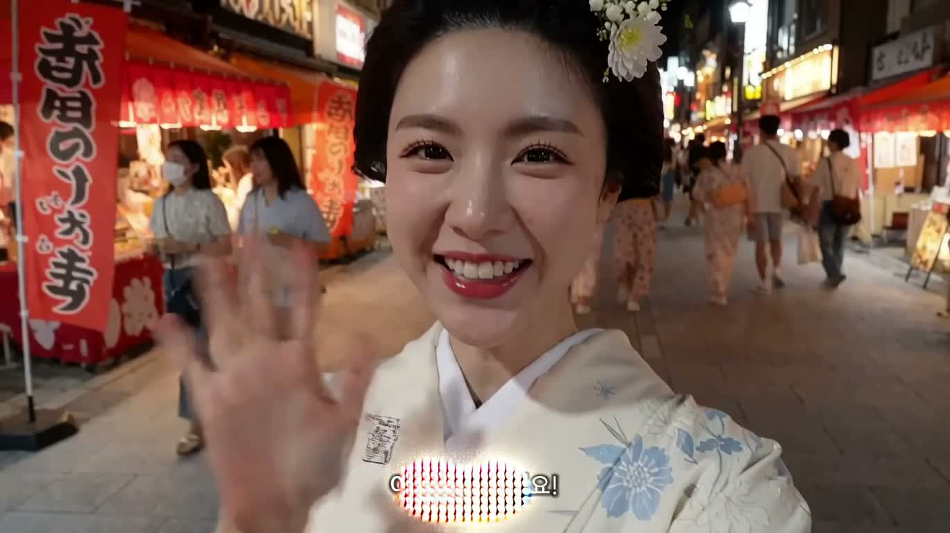 Vlog pháo hoa và ẩm thực lễ hội đêm hè