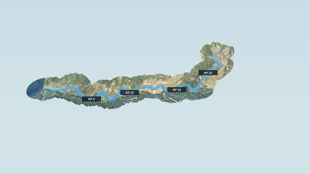 河道非均匀流可视化