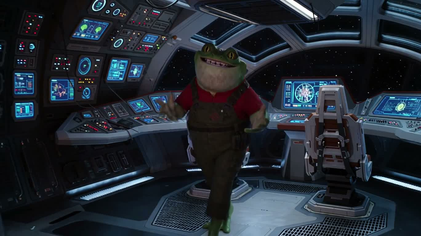 Alien Frog's Spaceship Engine Room Tour