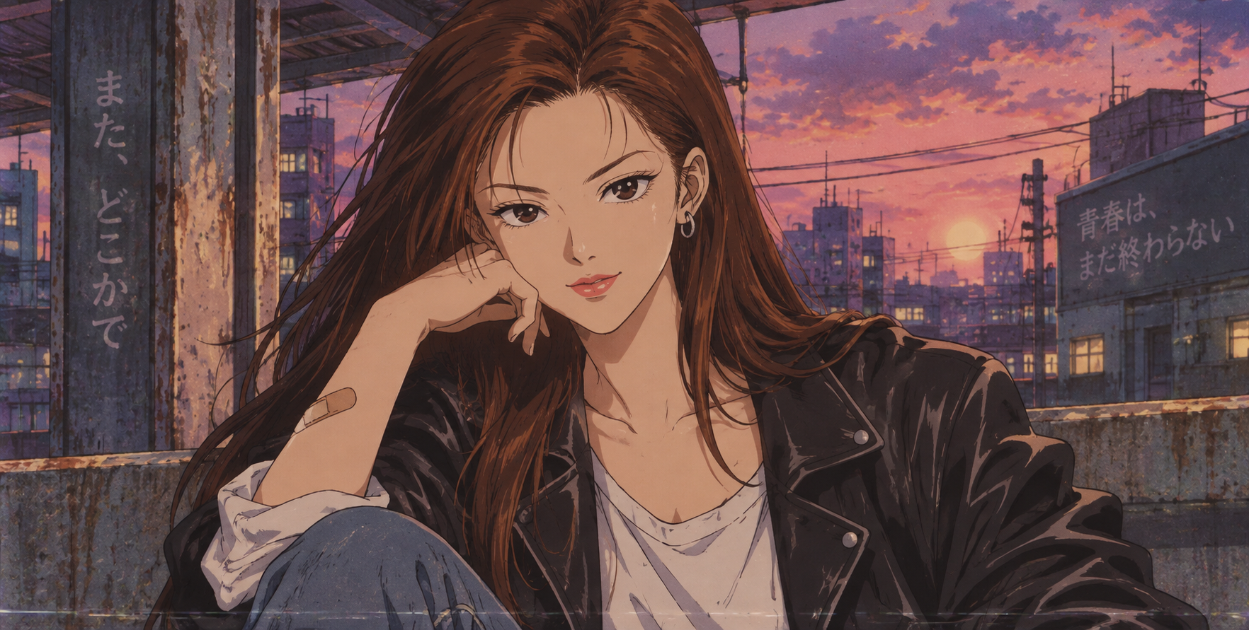 Chân dung phong cách anime cổ điển thập niên 90