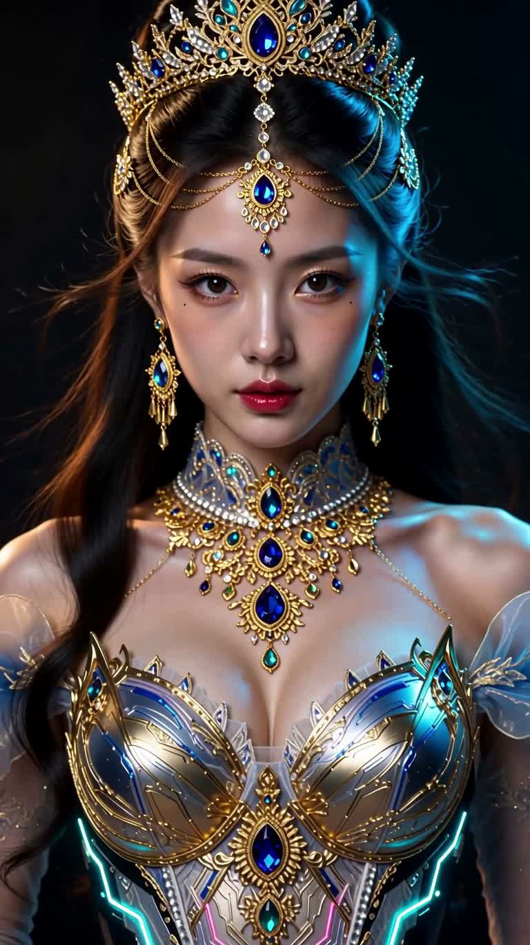 Nữ hoàng Rococo Neon