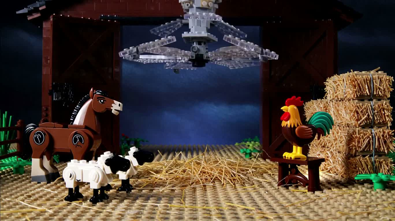 Storm Strikes the Brick Barn