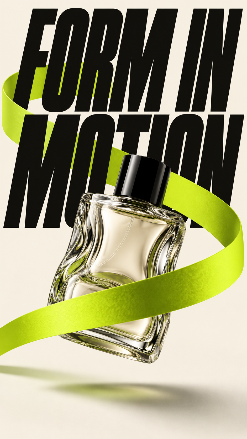 Minimalist High-End Product Ad: Flow of Form