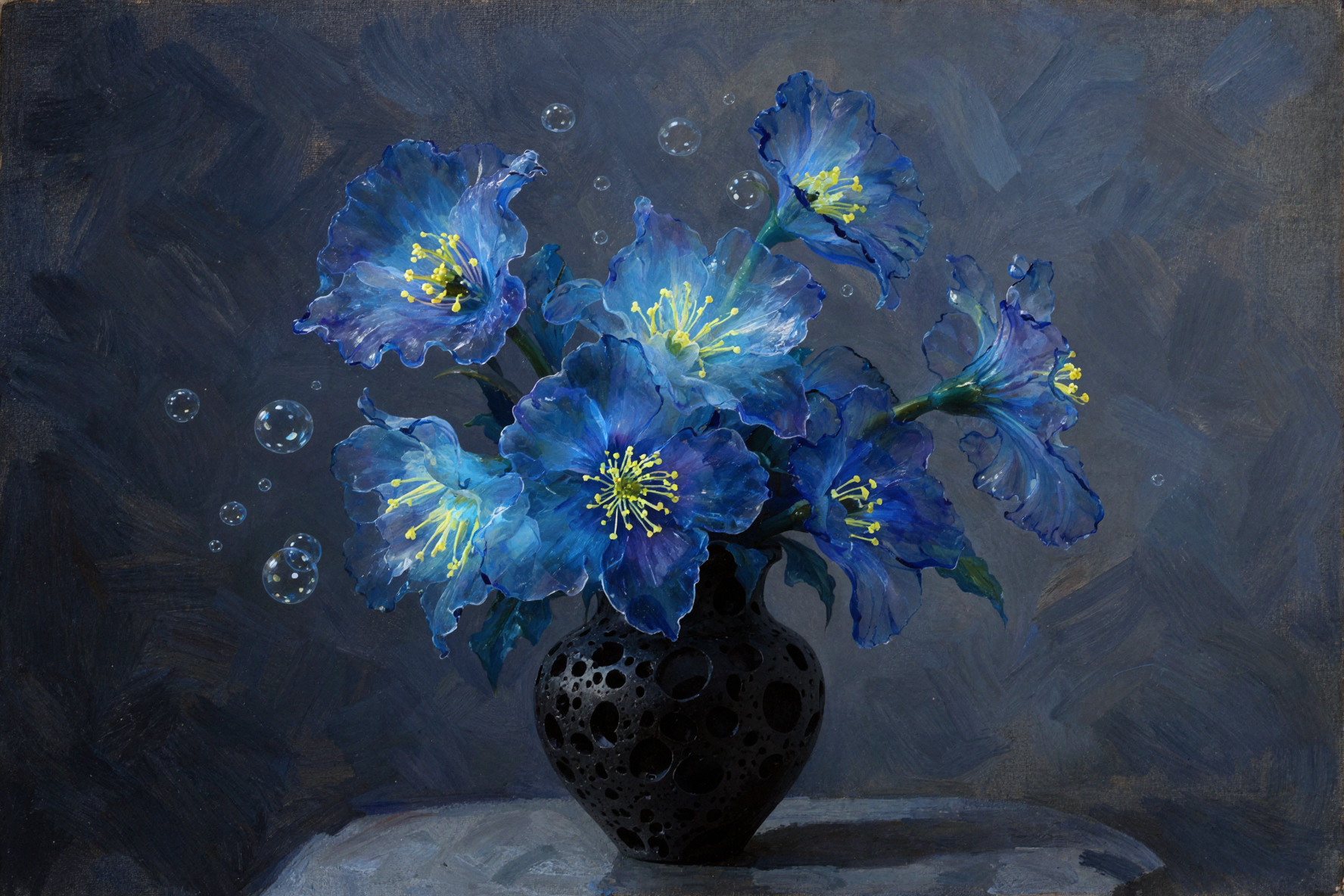深海花束 · 古典油画 — AI image creation