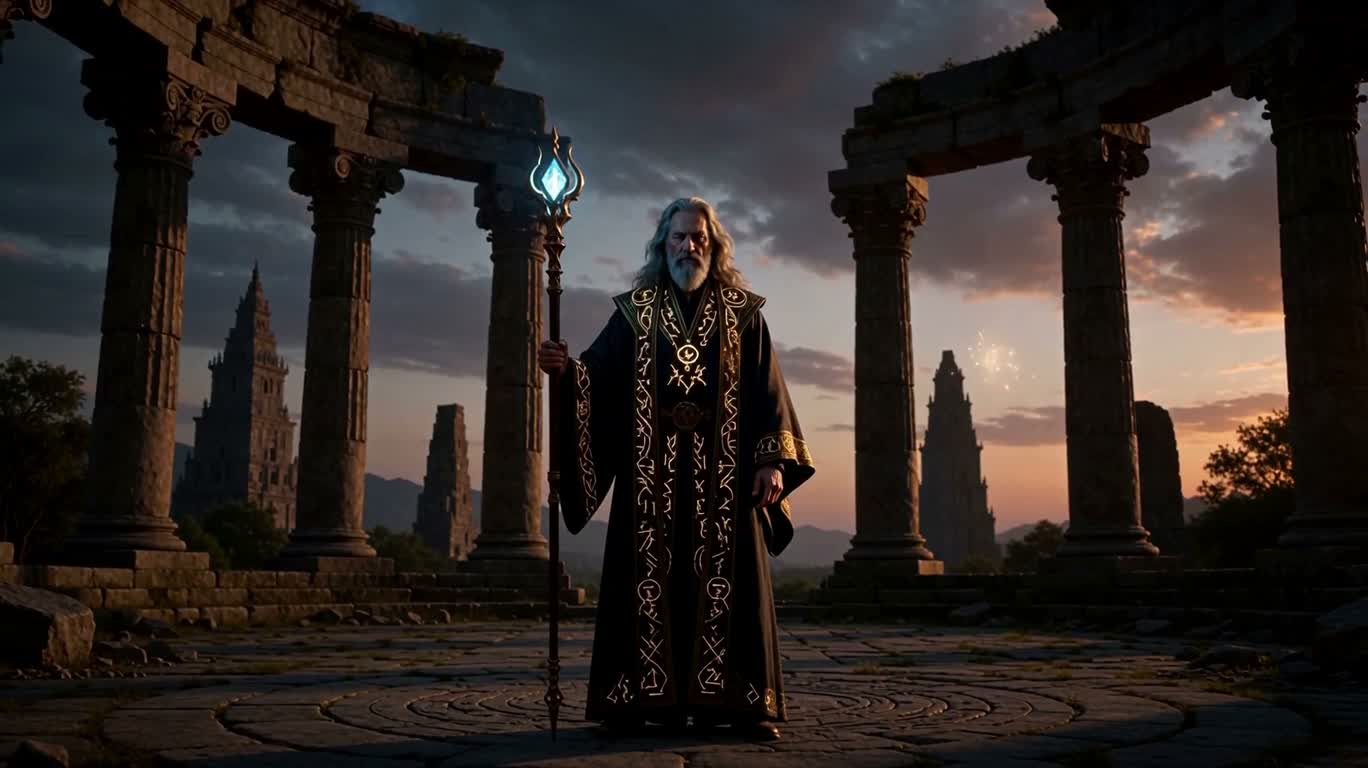 Éveil arcane dans le temple du crépuscule