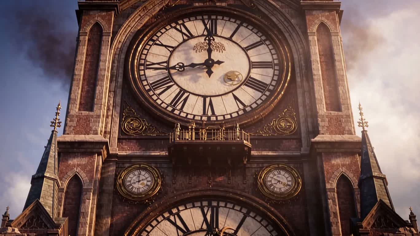 The Steampunk Goat's Clock Tower Cipher — AI video creation