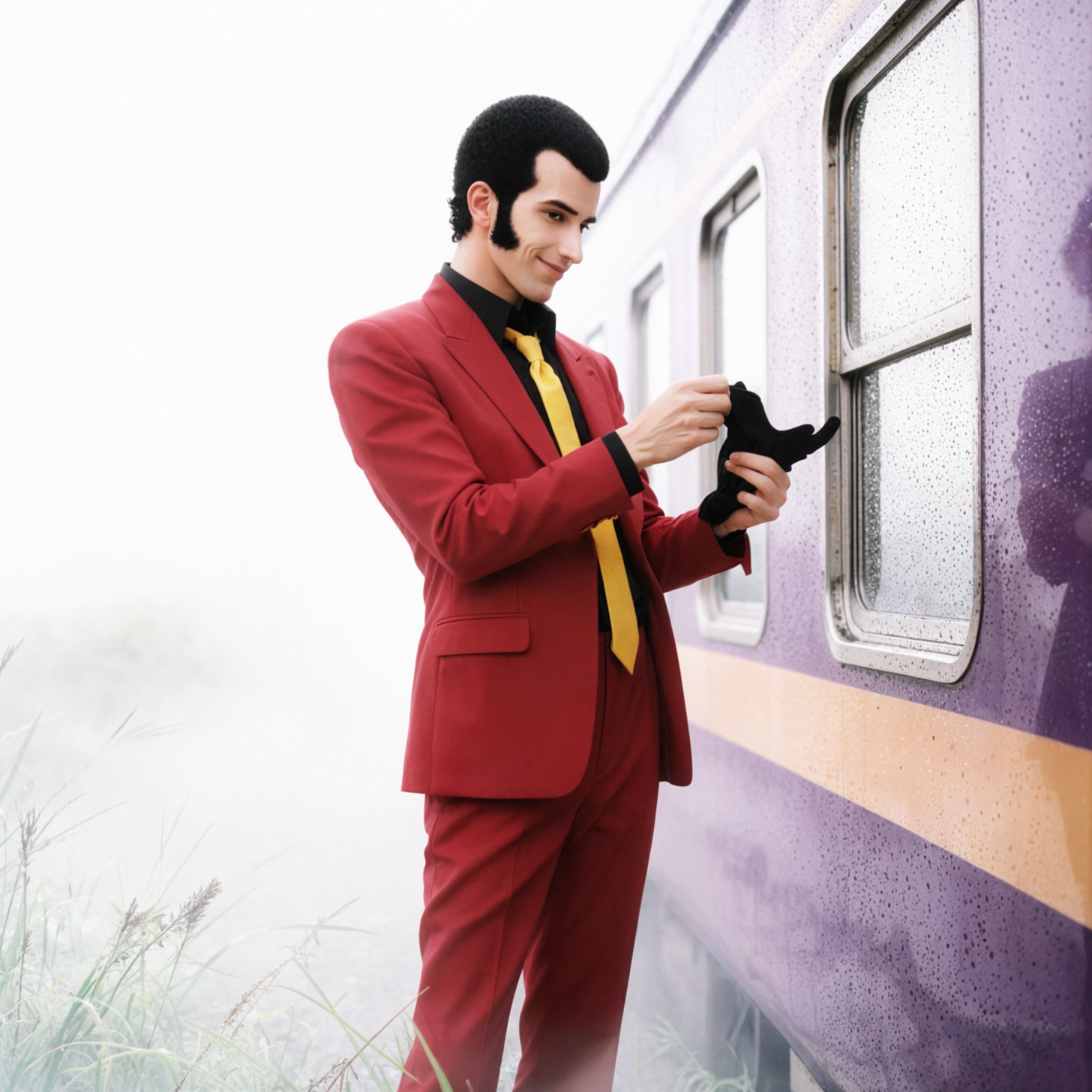 Lupin III · Déboutonnage à la fenêtre · Lumière douce high-key