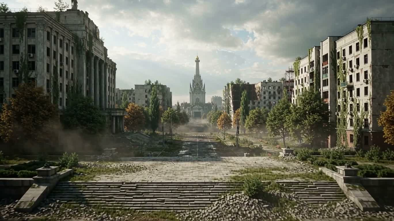 Cœur de Pripyat : ruines futures