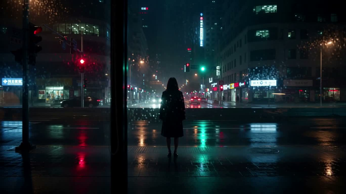 雨夜屏幕前的觉醒