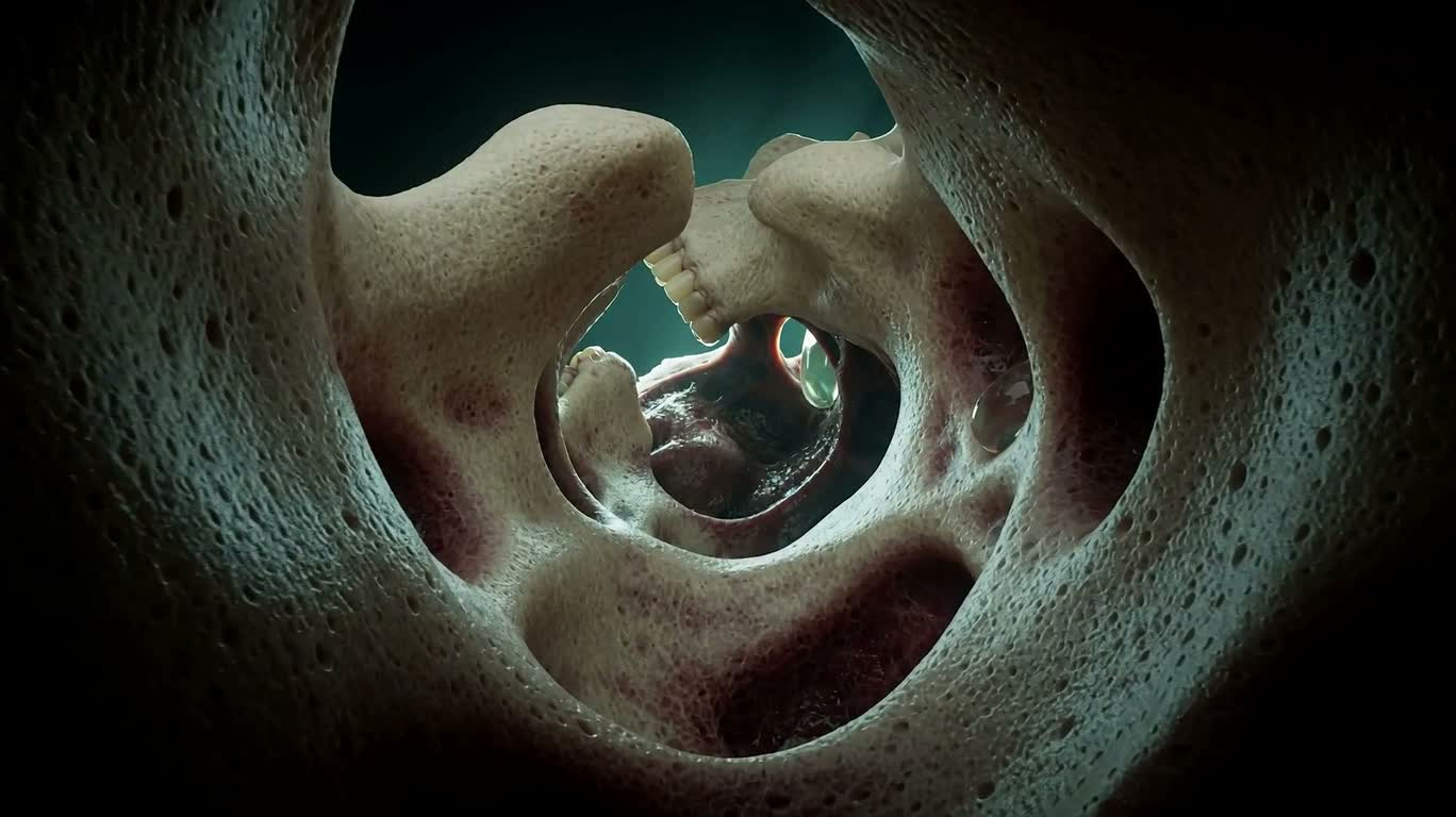Larmes d'os guérisseur : chaos éternel biomécanique