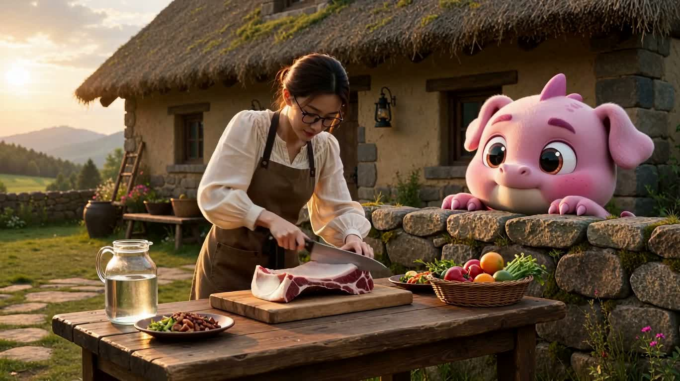 Mẩu chuyện nướng thịt của rồng
