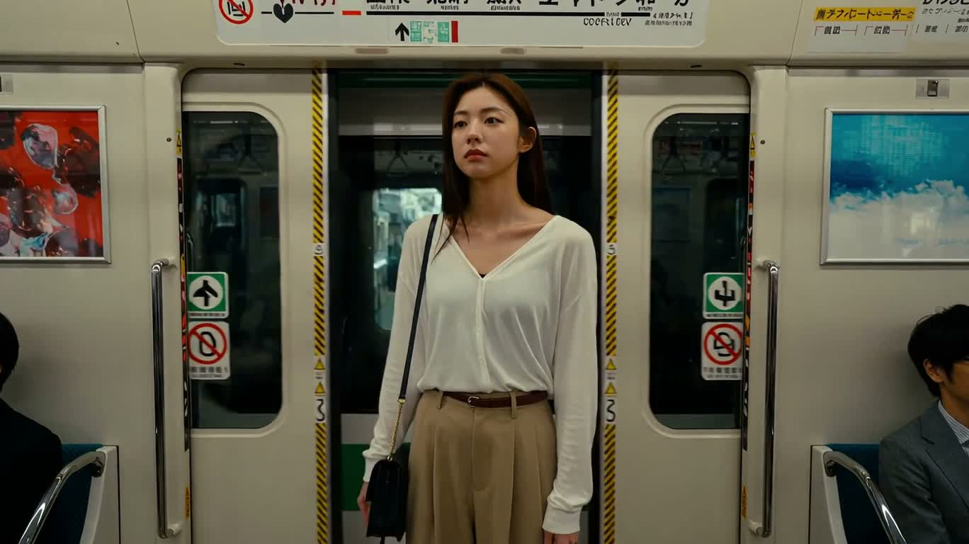A Peaceful Walk from Tokyo Subway to the Streets