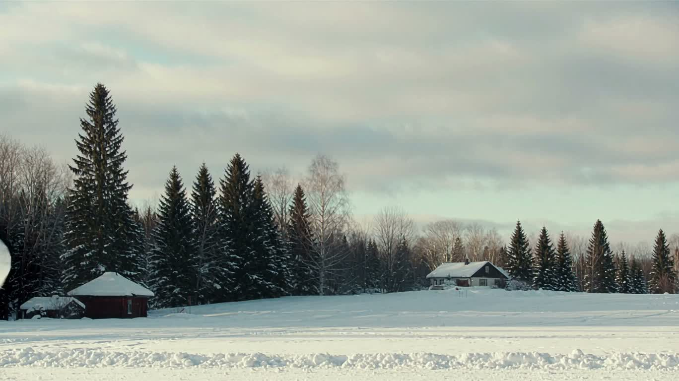 Two Snowballs Colliding in Midair