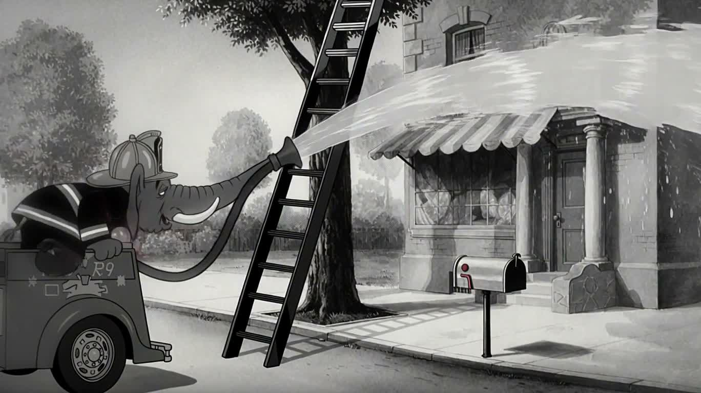 Rubber Hose Firefighter's Treetop Rescue — AI video creation