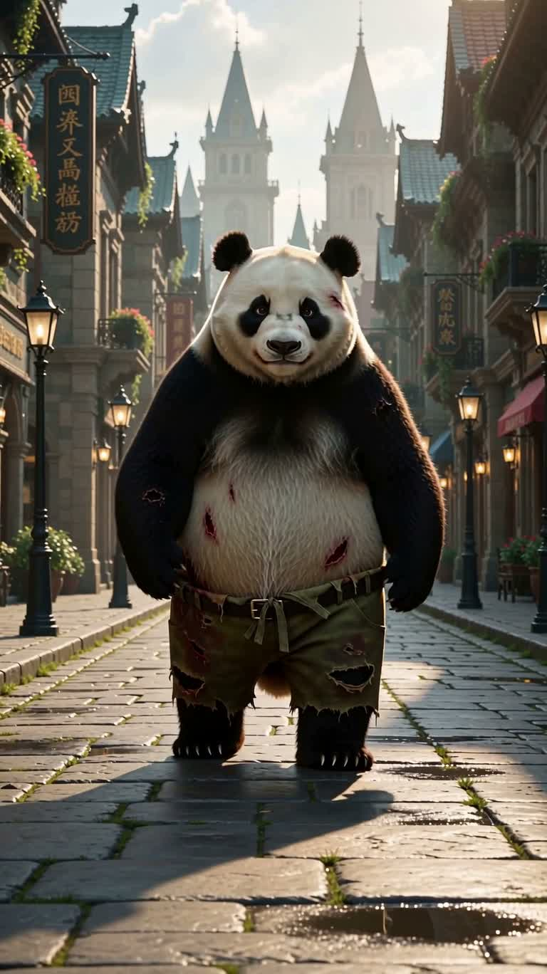 落魄熊猫的奇幻街景