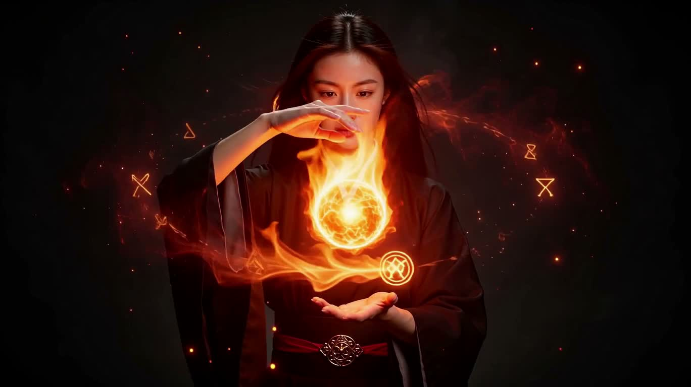 炎の魔法使い — AI video creation