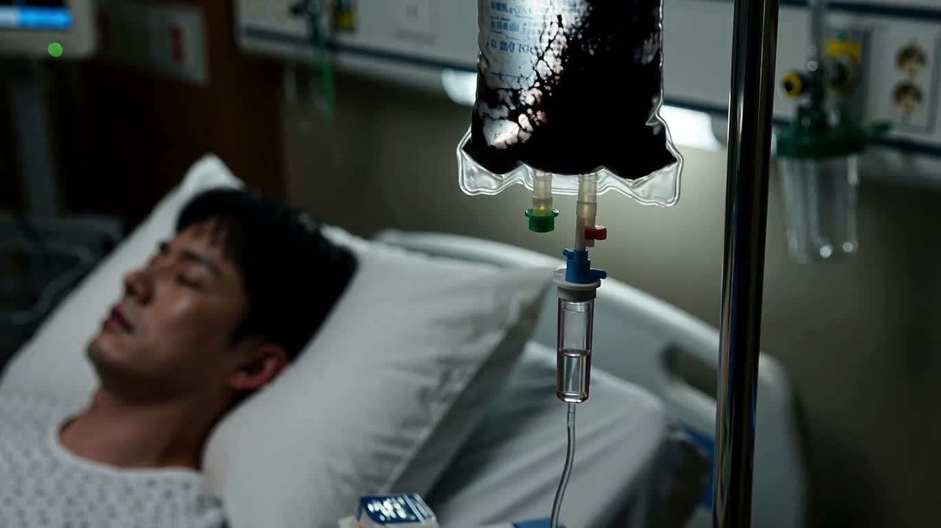 Black Infection Crisis in the Hospital Corridor