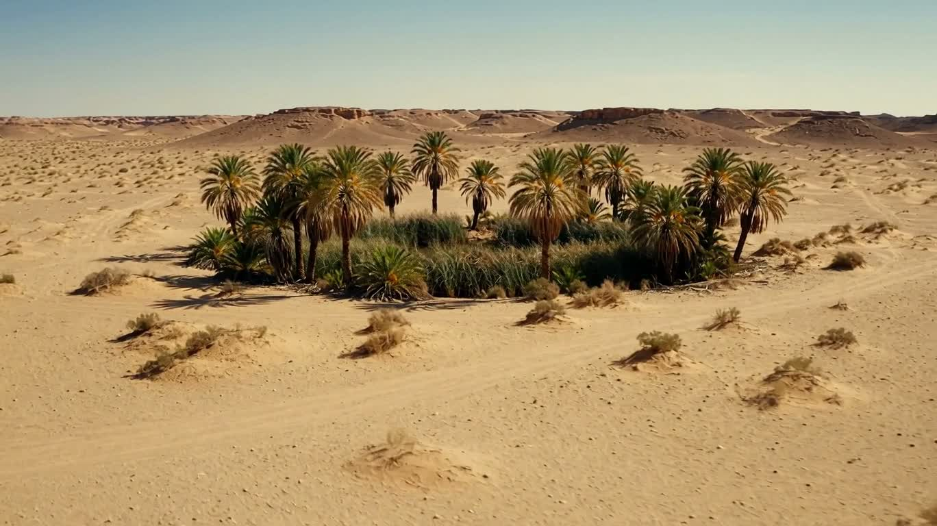 Oasis in the Desert Sea
