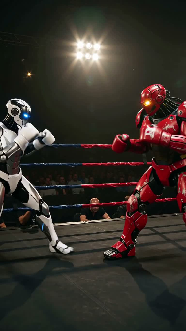 Cuộc đấu robot trên võ đài