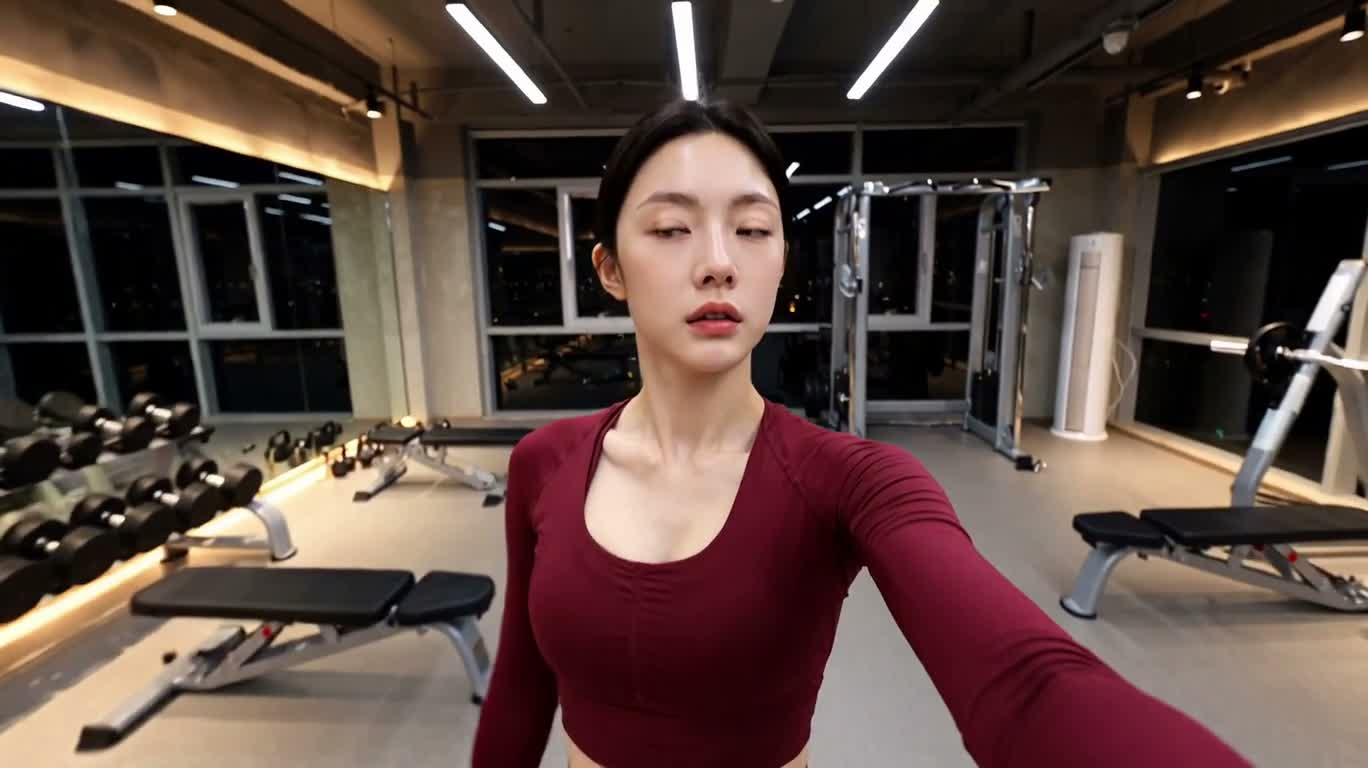 深夜健身房的自我挑战