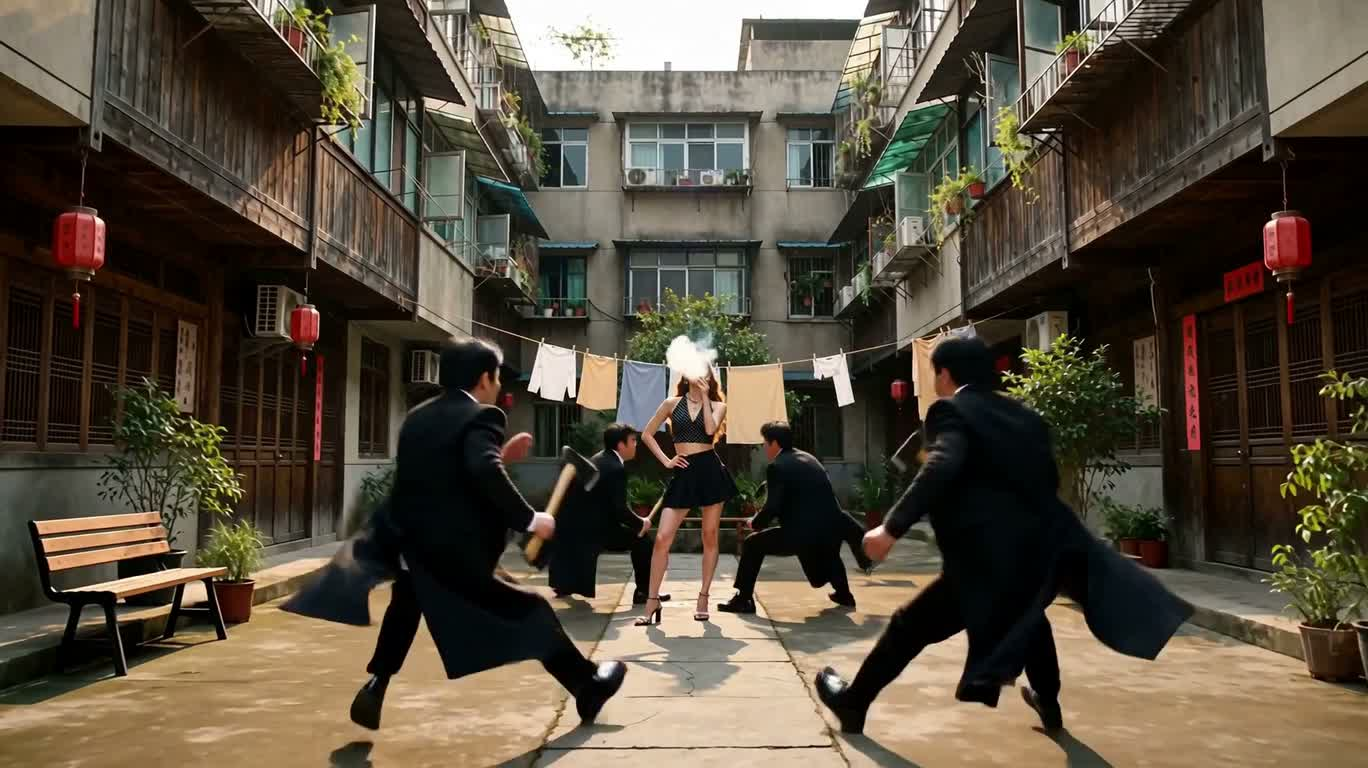 她的从容反击