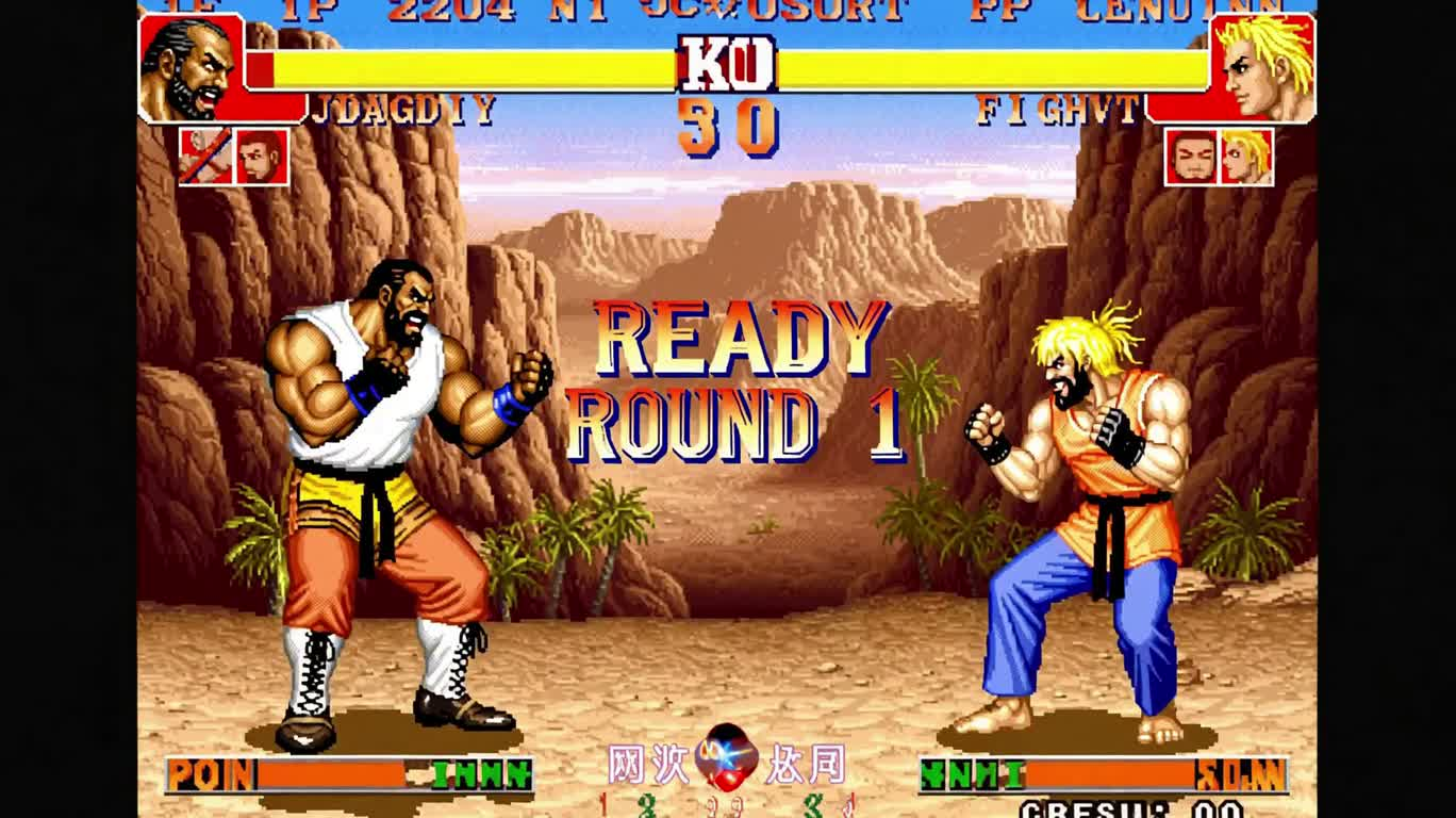 Duel du désert en pixel art d'arcade