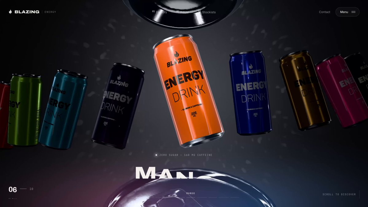 Site web de style Awwwards — AI video creation