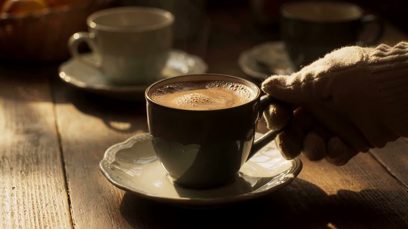 Warm Cocoa Pour — AI video creation