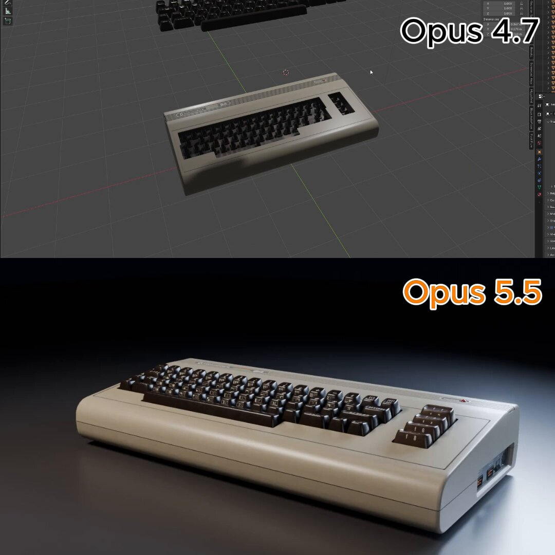 3D模型效果阶段性提升对比