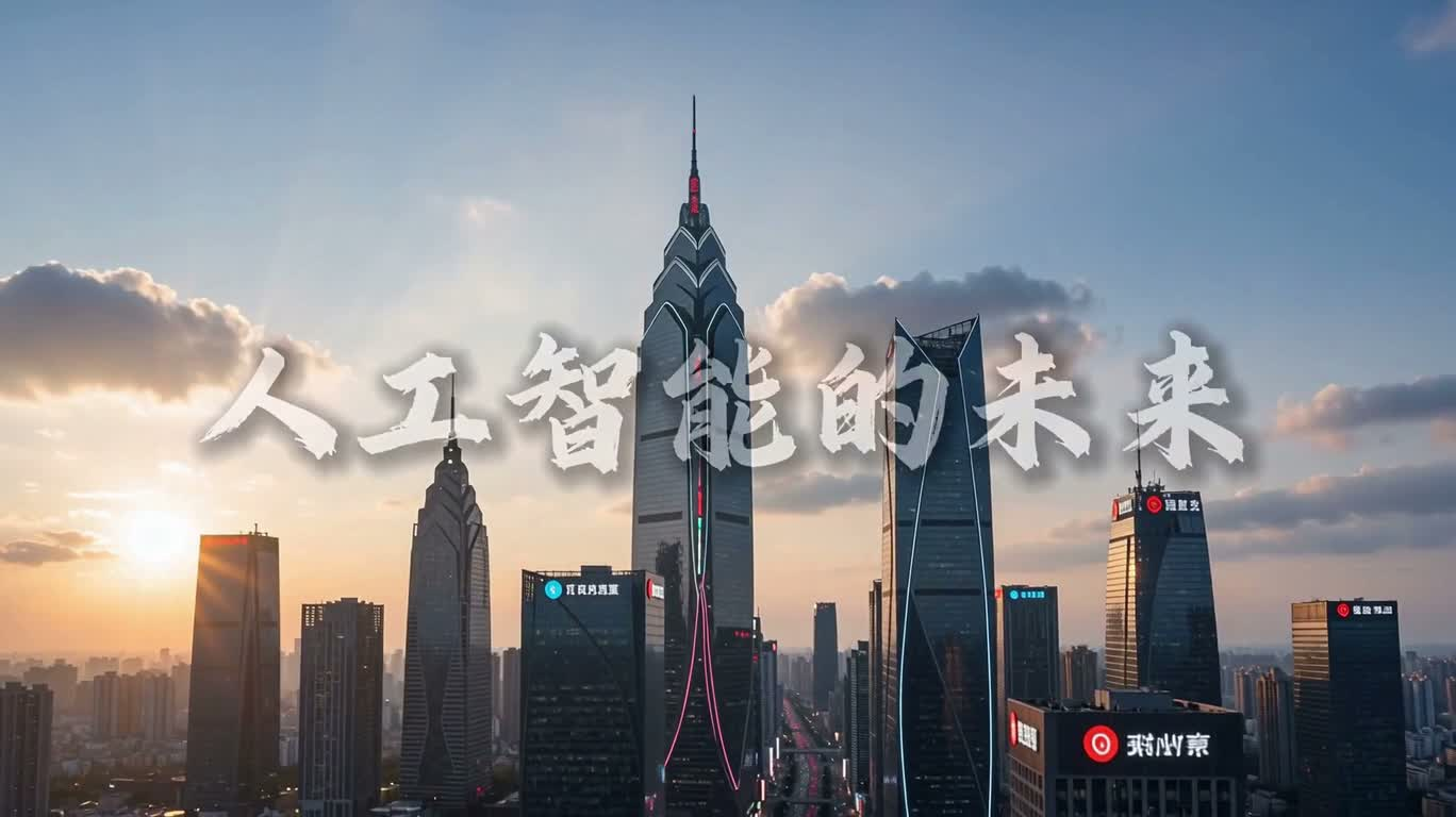 霓虹都市昼夜流转