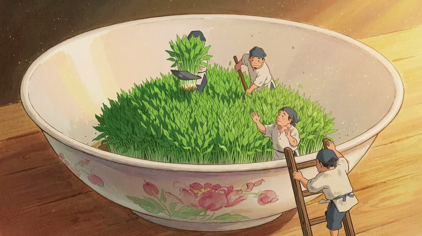 瓷碗里的豆芽小队