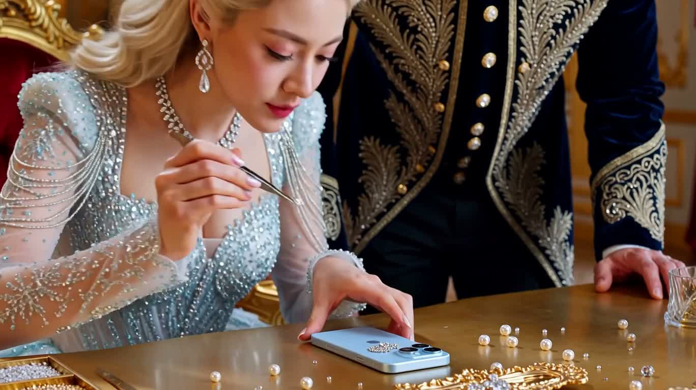 Jewelry Craftsmanship in a Golden Palace