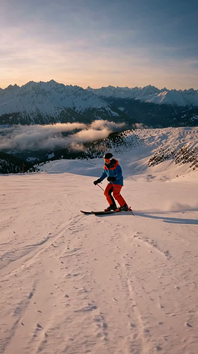 夕阳雪山极速 carving