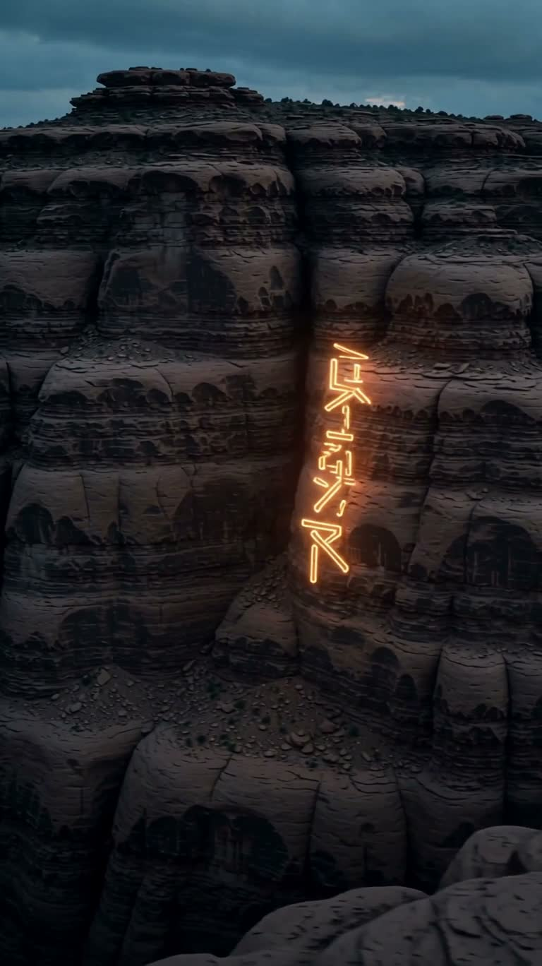 幽光符文峡谷 — AI video creation