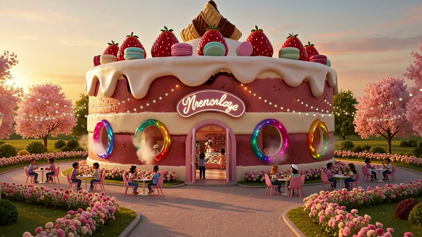 A Sweet Day at the Macaron Cake House