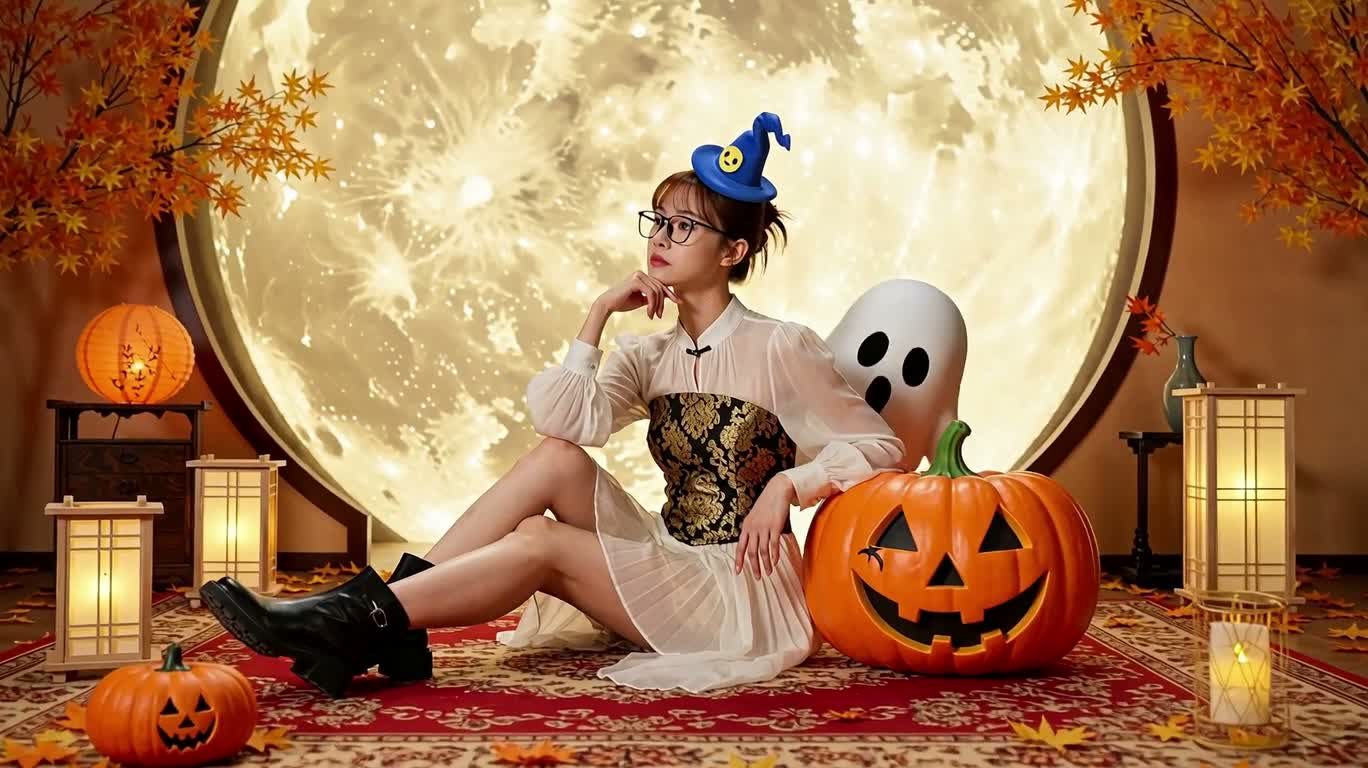 Tiệc bất ngờ bí ngô dưới trăng