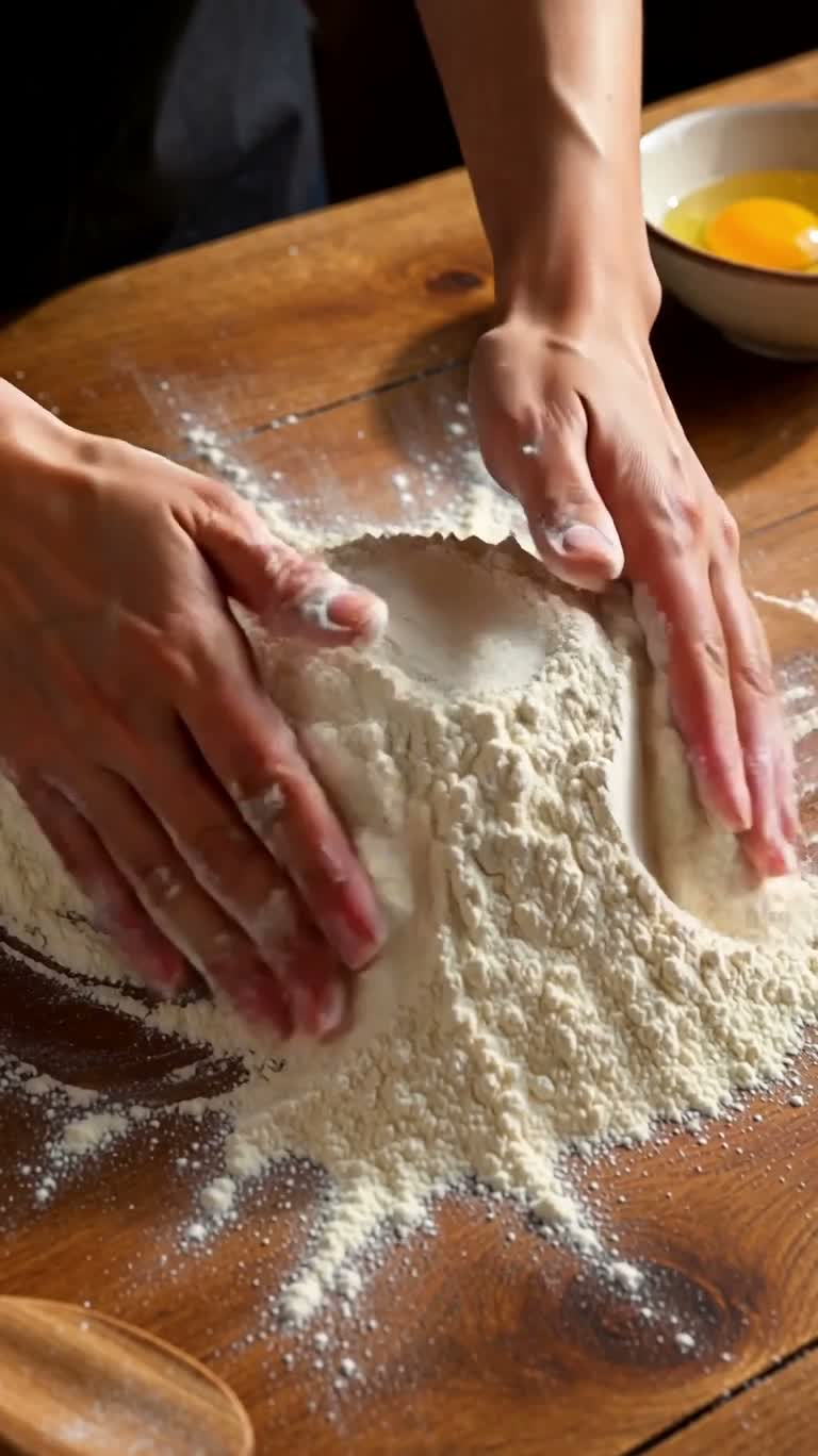 Persian Kitchen Handmade Pasta — AI video creation