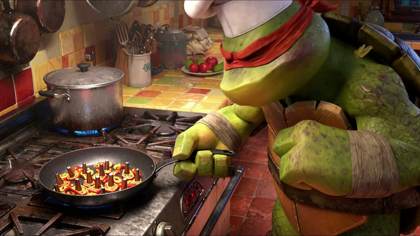 The Mutant Turtle Chef's Playful Kitchen Show