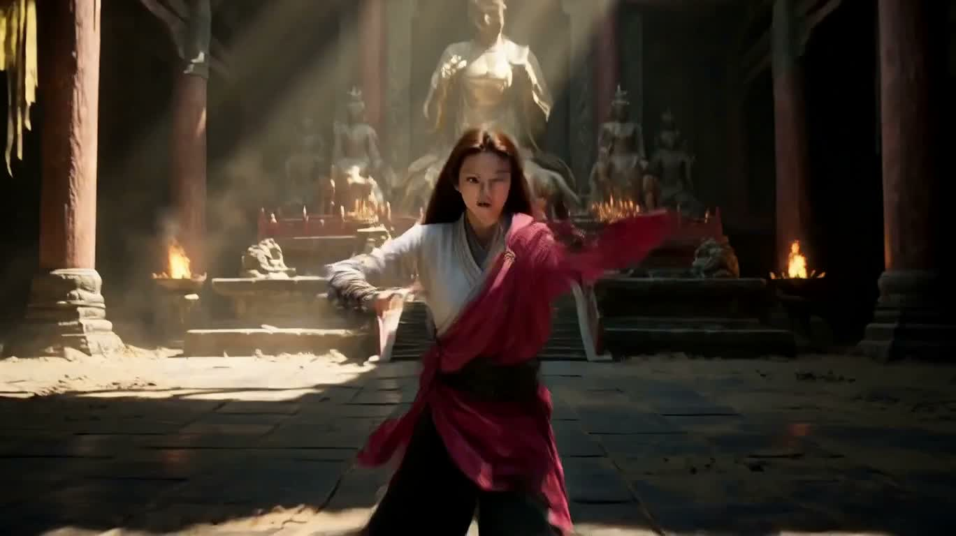 Ancient Temple Flight: Spirit Flame Martial Dance