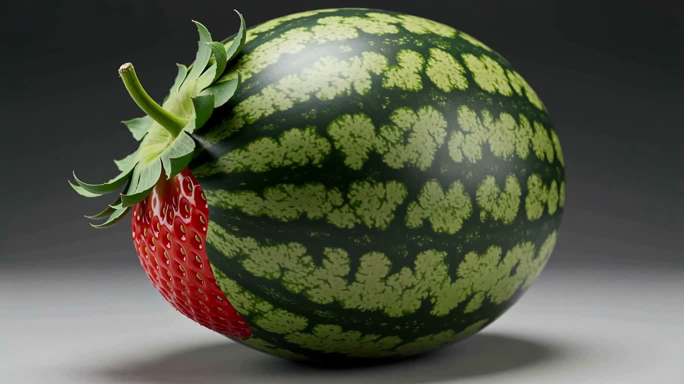 Fruit fantastique pastèque et fraise