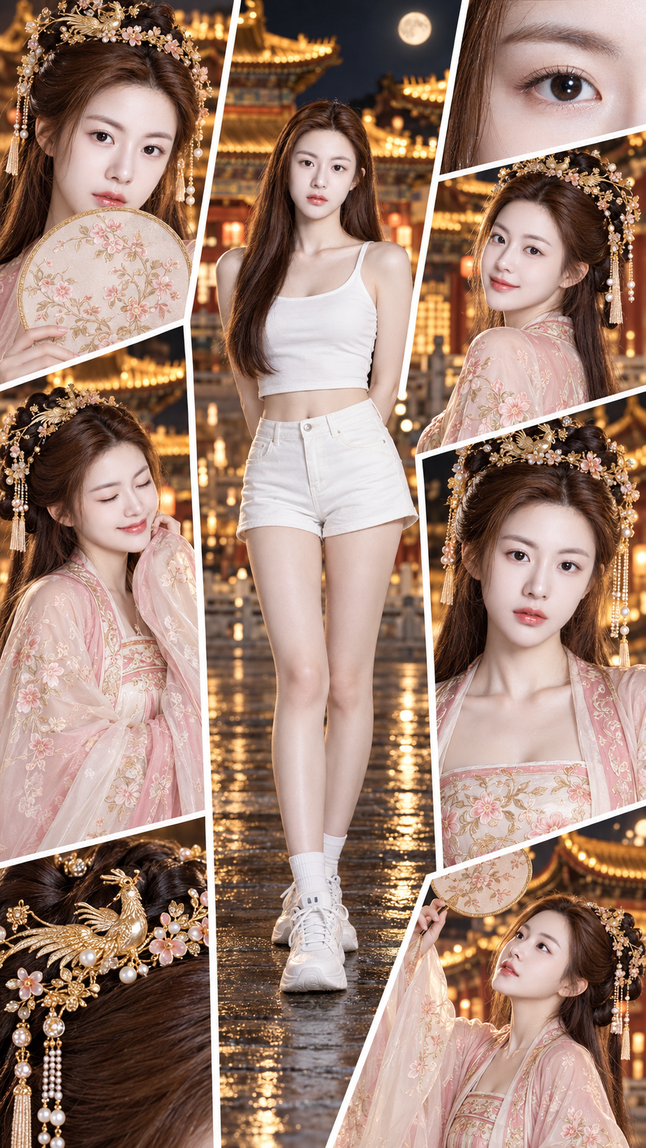 Áp phích thời trang cổ phong nữ khổ dọc 9:16 — AI image creation