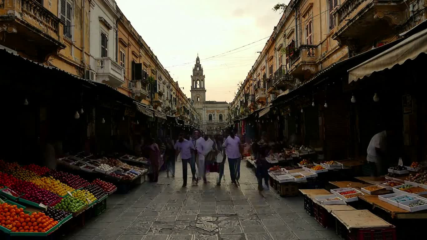 City Market at Day and Night