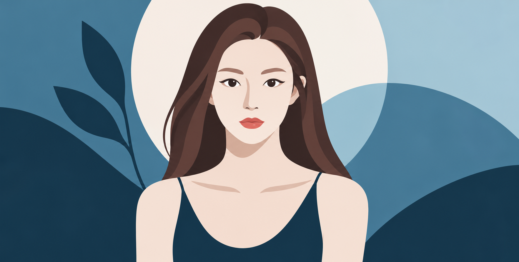 미니멀 추상 브랜드 벡터 일러스트레이션 시스템